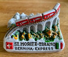 Souvenir Bernina Express St.Moritz Tirano sehr schön - rar!