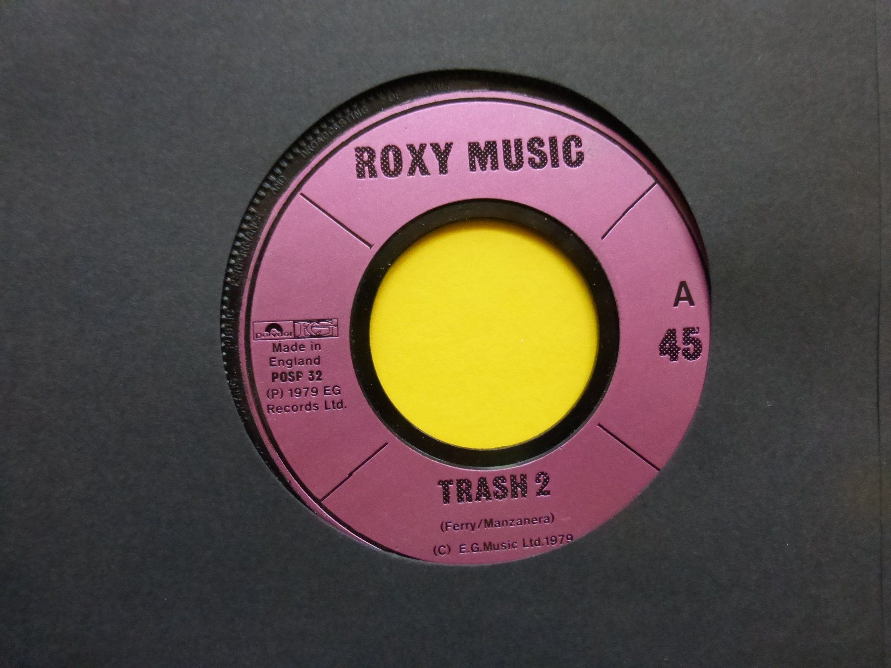 Dischi in vinile: Roxy Music – Trash – Usato da Zürich venduto da Swiss57 1