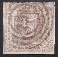 Thurn und Taxis Mi-Nr.18 gestempelt Kurzbefund 300 Fr