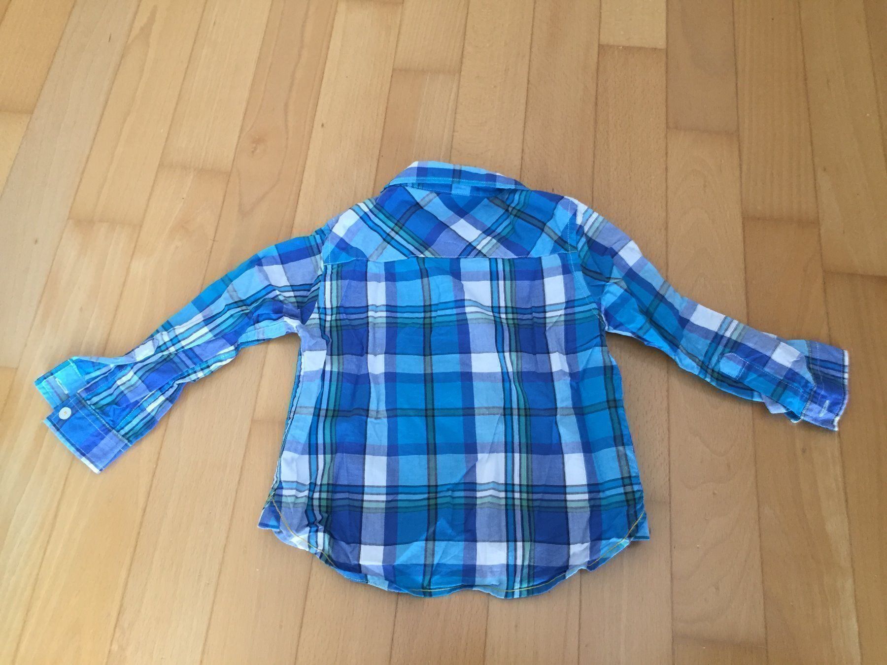 Camicie, T-shirt & Polo: Karo-Hemd langarm "mon coeur" – Usato da Muttenz venduto da Juvenile33 4