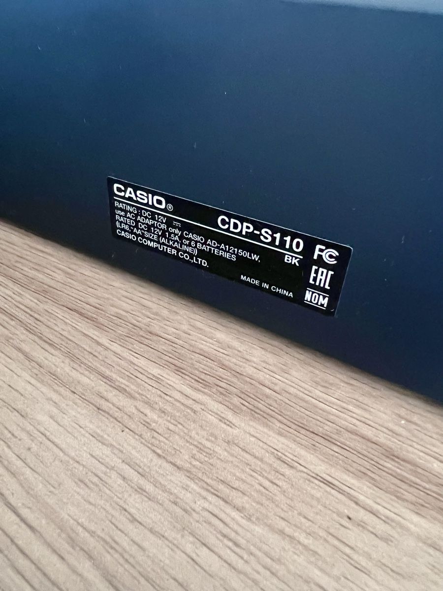 Casio Strumenti musicali: Casio CDP-S110BK Digital Keyboard – Nuovo (secondo la descrizione) da Zürich venduto da timost 3
