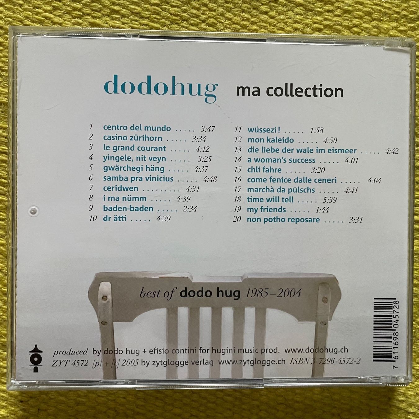 CD: DODO HUG-MA COLLECTION 1985-2004 – Usato da Rorschacherberg venduto da CD-Roli 1