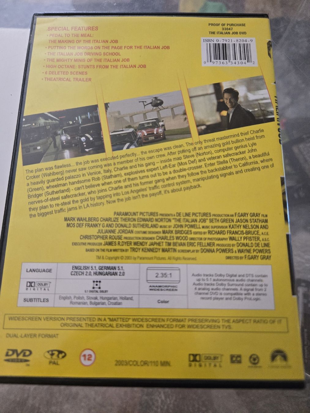 Tutti i DVDs: The Italian Job DVD – Usato da Bussigny venduto da Kfdlt 1