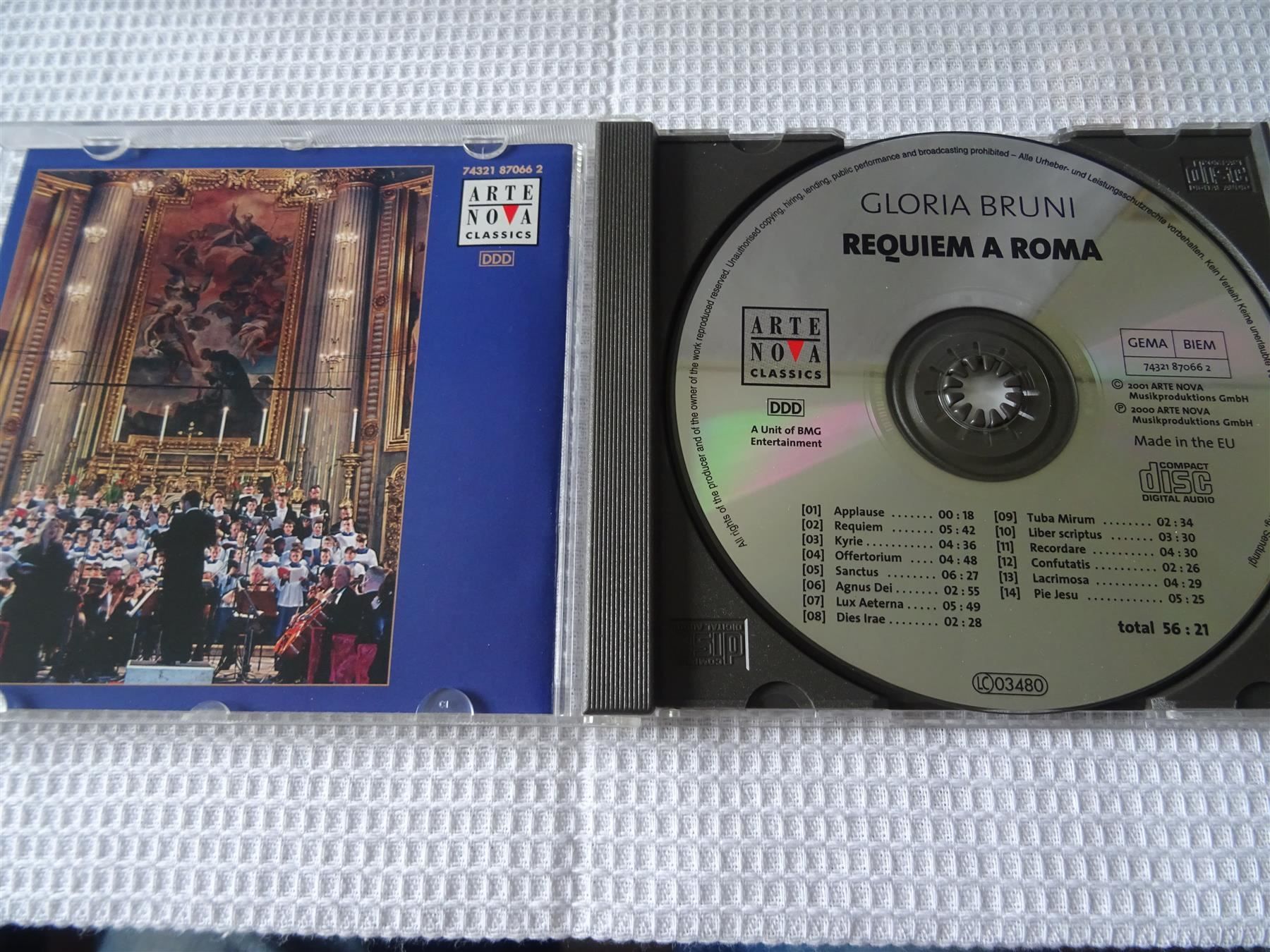 CD: Gloria Bruni, Requiem a Roma – Usato da Bilten venduto da Bora3 2