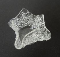 Teelichthalter "Zipfellicht Icestar"/Atelier Glasklar