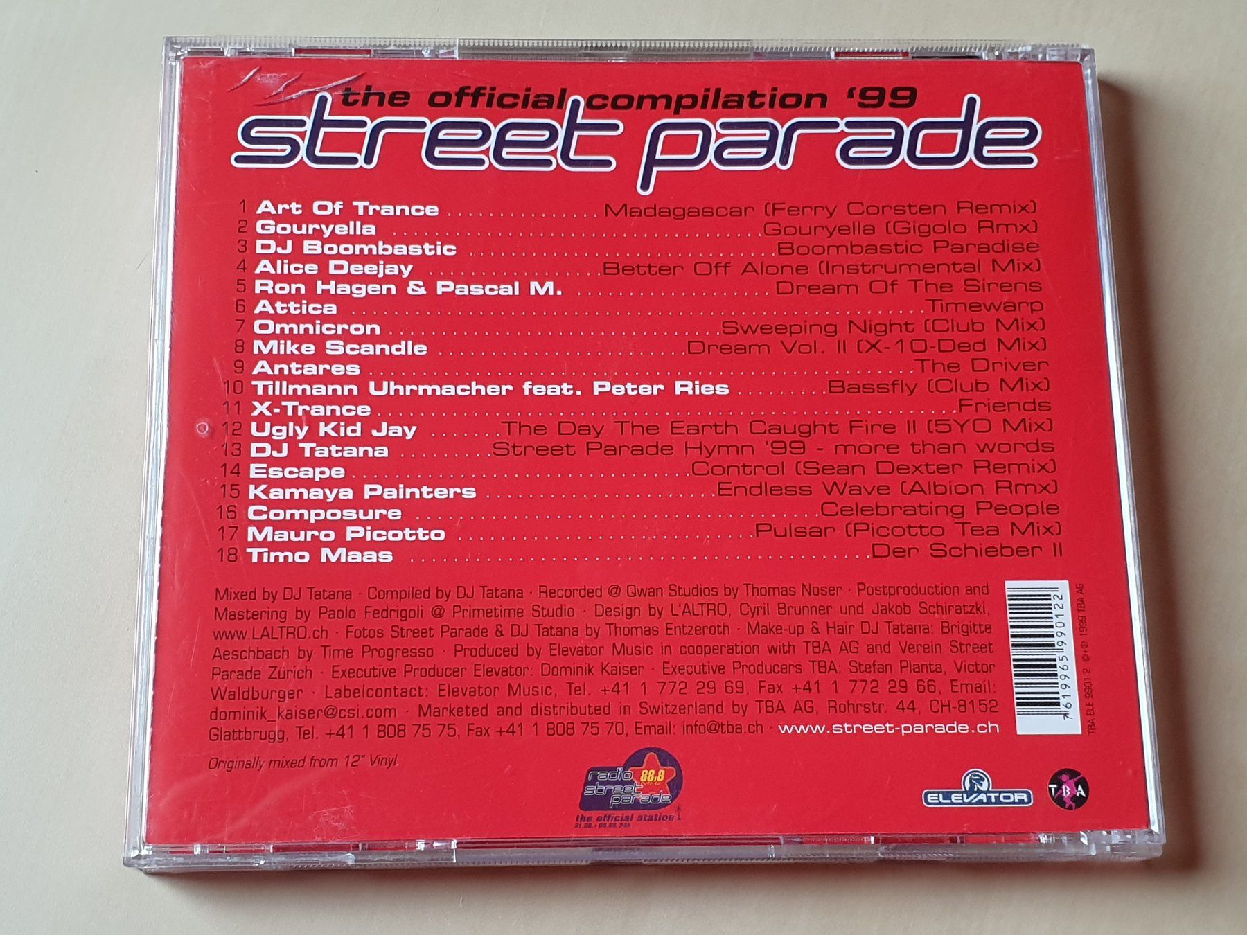 CD: Street Parade 99 – Usato da Stansstad venduto da collectorsshop 1