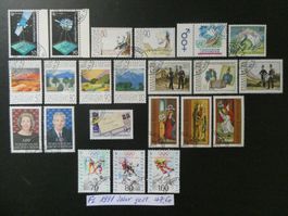FL 1991 Jahr gestempelt
