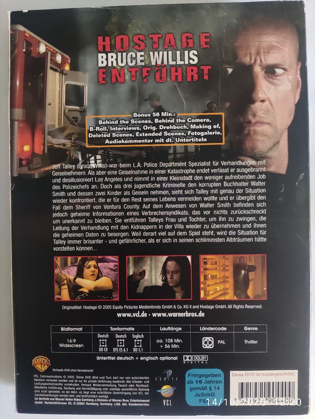 Alle DVDs: Hostage - Entführt (2 DVDs) – Gebraucht aus Basel von Alacant 1