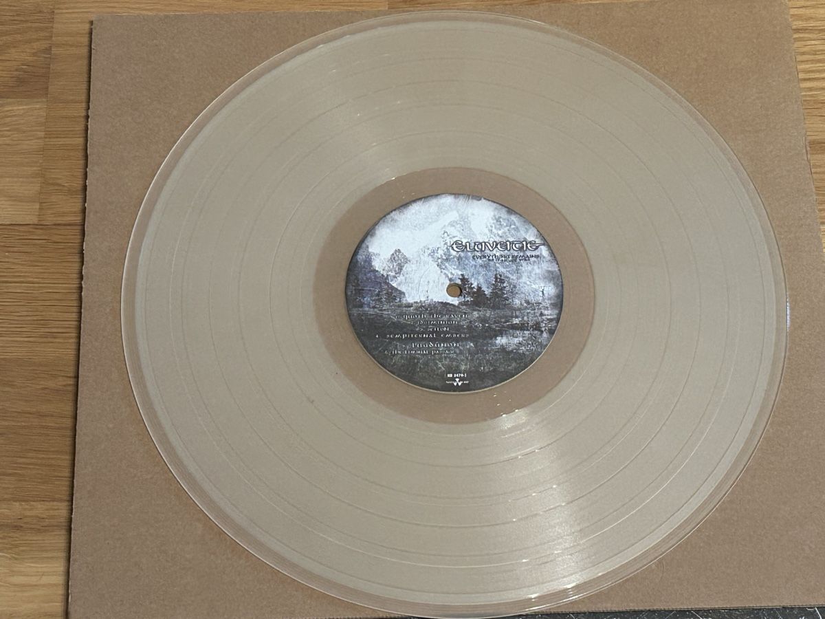 Schallplatten: ELUVEITIE. 2010. white clear Vinyl. Everythings Remains As.. – Gebraucht aus Faulensee von Mizuno06 4