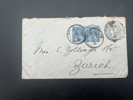 Uralt Geschäfts-Brief ca. 1900 London-Schweiz   (G936)