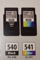 Original Canon 540 + 541 Tintenpatronen