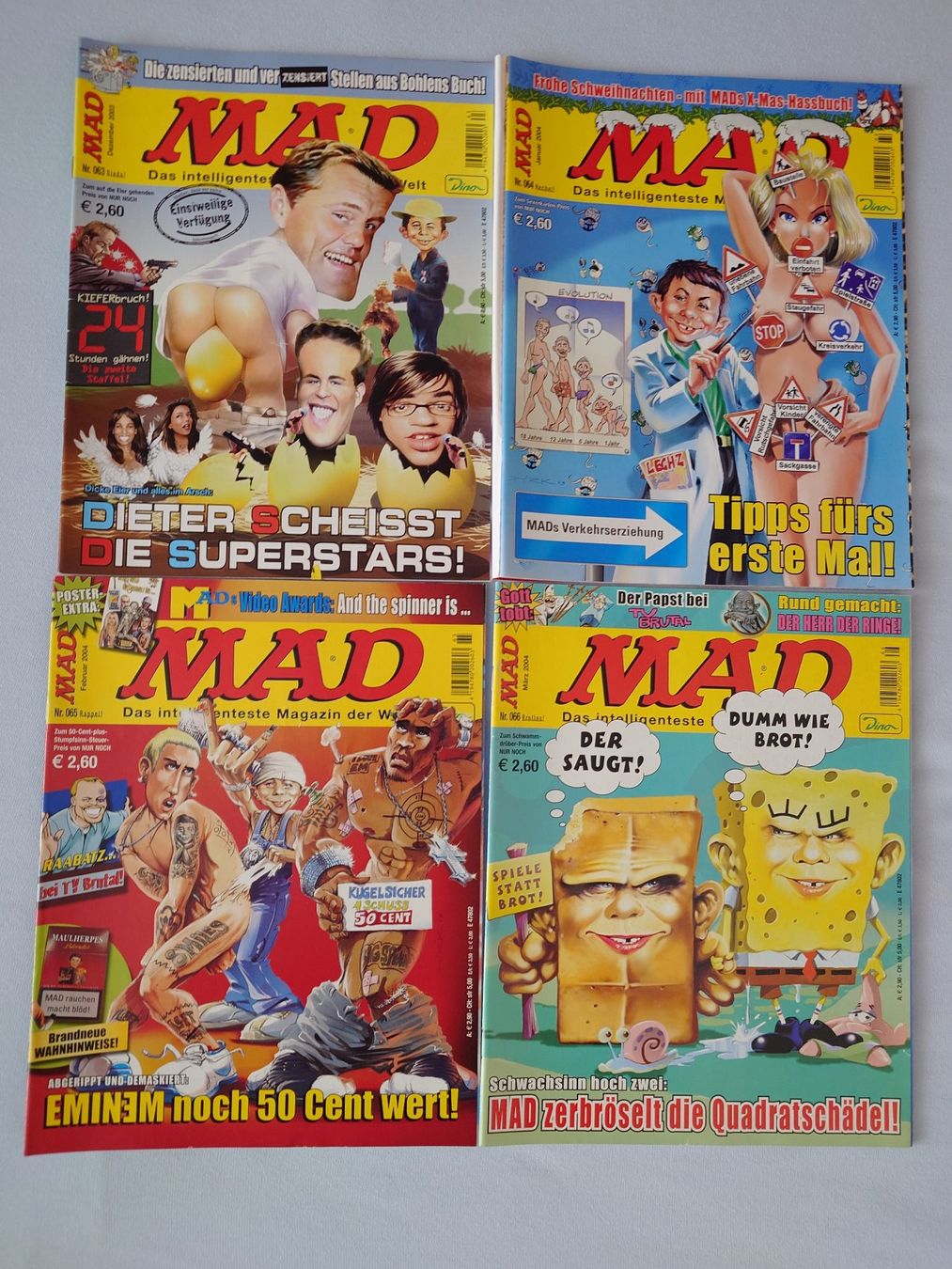 Fumetti: MAD Hefte Nr. 63, 64, 65 und 66 – Usato da Luzern venduto da Vegeta3000
