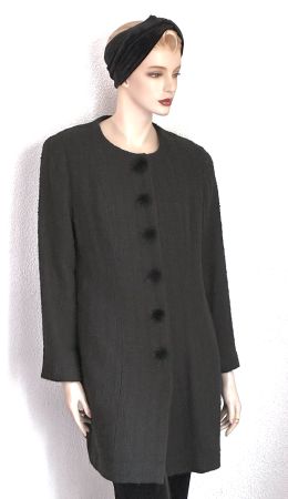 Woll-Bouclé Mantel "FADEGRAD" MAYA DIENER Schweizer Label