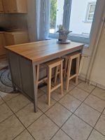 IKEA Tornviken Kücheninsel grau
