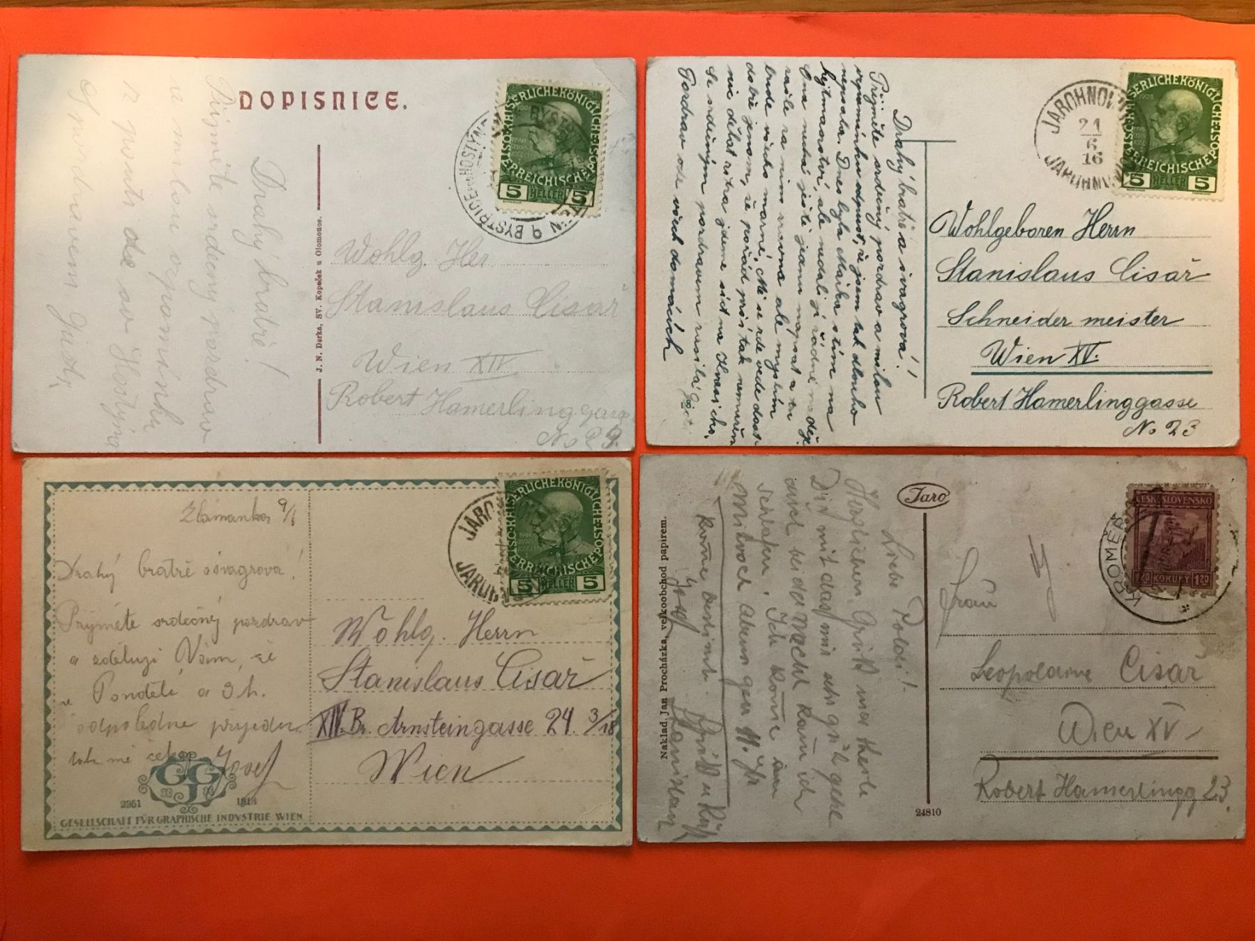 Cartes postales: 4x antike Postkarten – D'occasion à Luzern par mey_s13 1