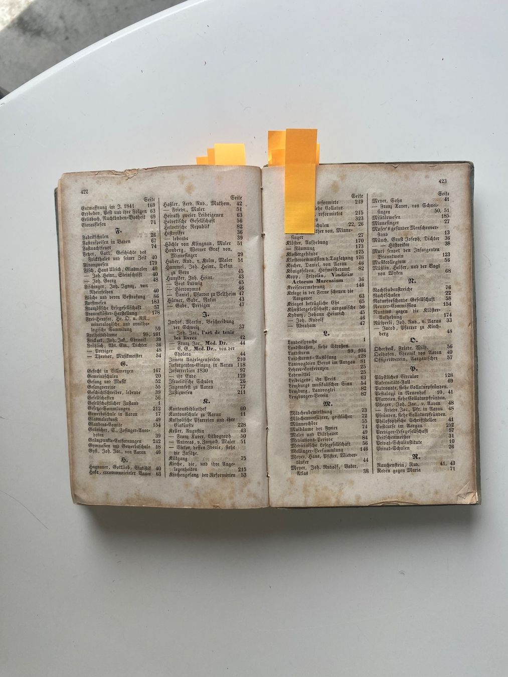 Libri: 1844 Geschichtsbuch Gemeinden Kt. Aargau – Usato da Langendorf venduto da Antik-Samariter 6