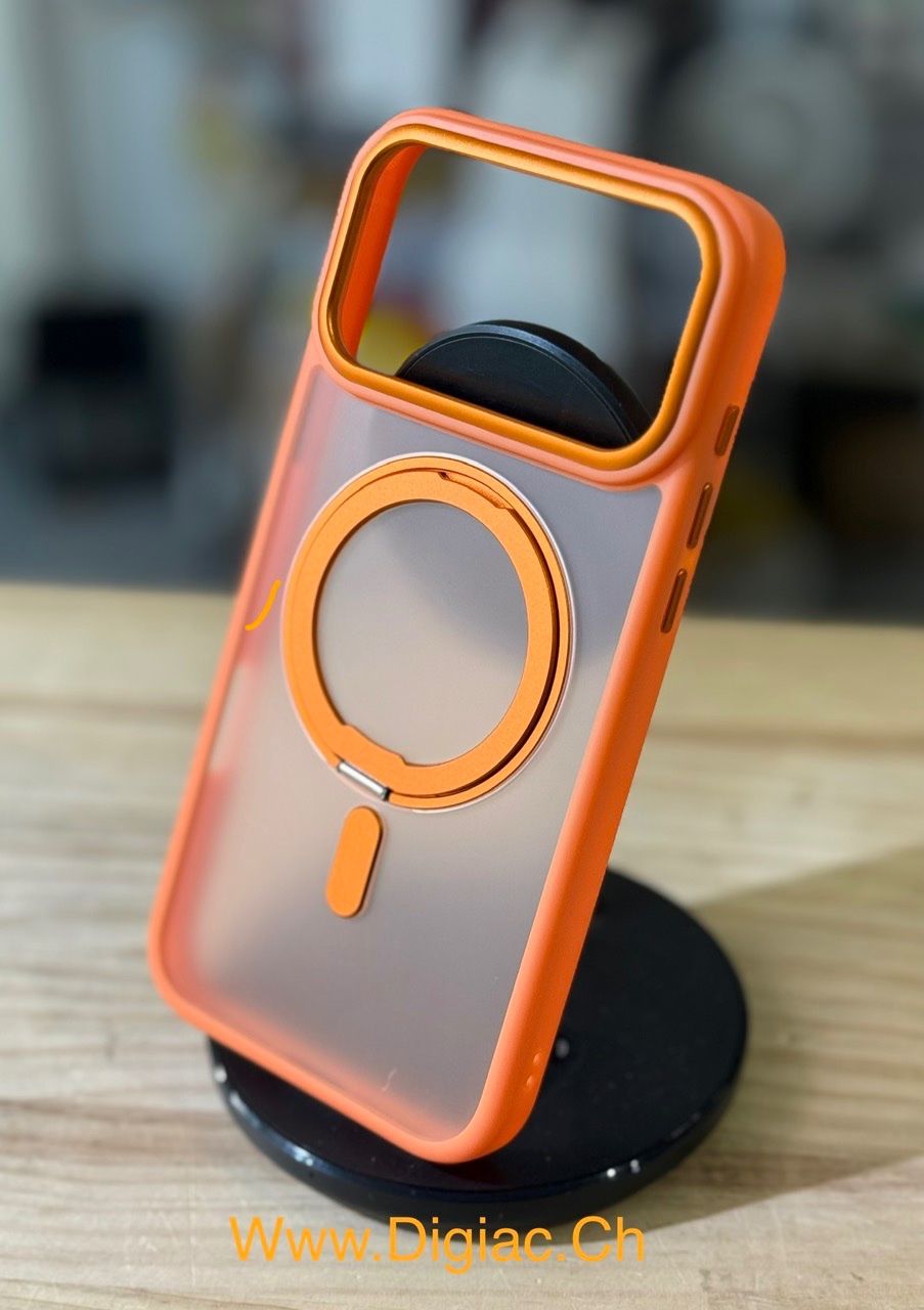 Cover & Protezioni schermo: iPhone 17 Pro(Max)- Coque Magnétique support magsafe rotatif – Nuovo e nell'imballaggio originale da Morges venduto da DigiAC 1