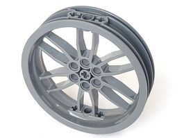 Lego Rad 75mm Tx17mm (88517) dunkelgrau