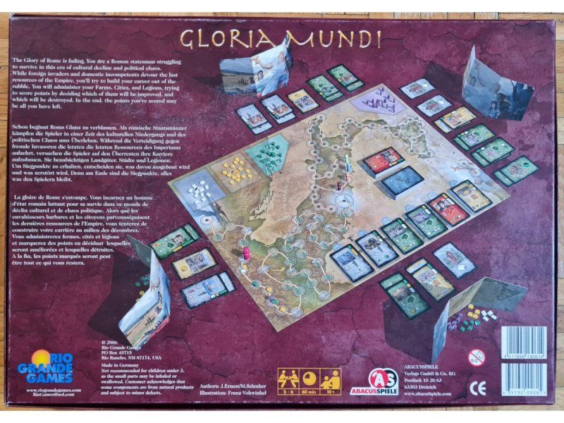 Giochi: Brettspiel "Gloria Mundi" – Usato da Zürich venduto da Desmond01 1