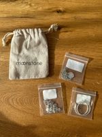 Modeschmuck Set silberfarben Creolen und 2 Halsketten
