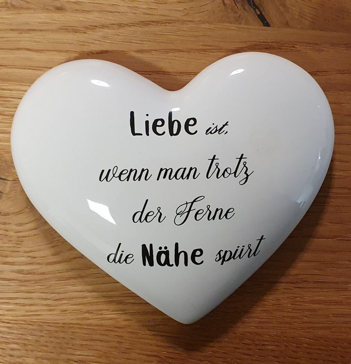 Deko Herz mit Spruch Kaufen auf Ricardo