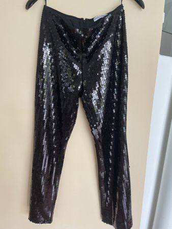 Dolce&Gabbana Pailletten Hose Schwarz Gr. 42 - Top Zustand!