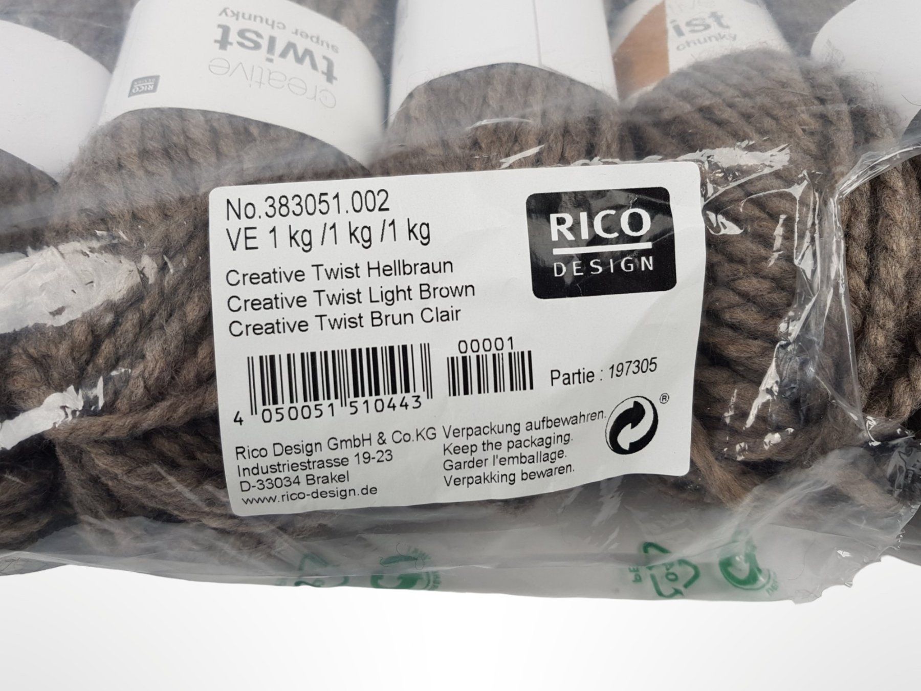 Lana: RICO DESIGN dicke Wolle Hellbraun 10 Stk. – Nuovo (secondo la descrizione) da Suhr venduto da Restwert_Suhr 2