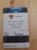 FCB - Benfica Lissabon 18.10.2011 Match Ticket Rarität!