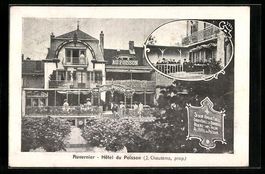 AK Auvernier, Hotel du Poisson, 1922
