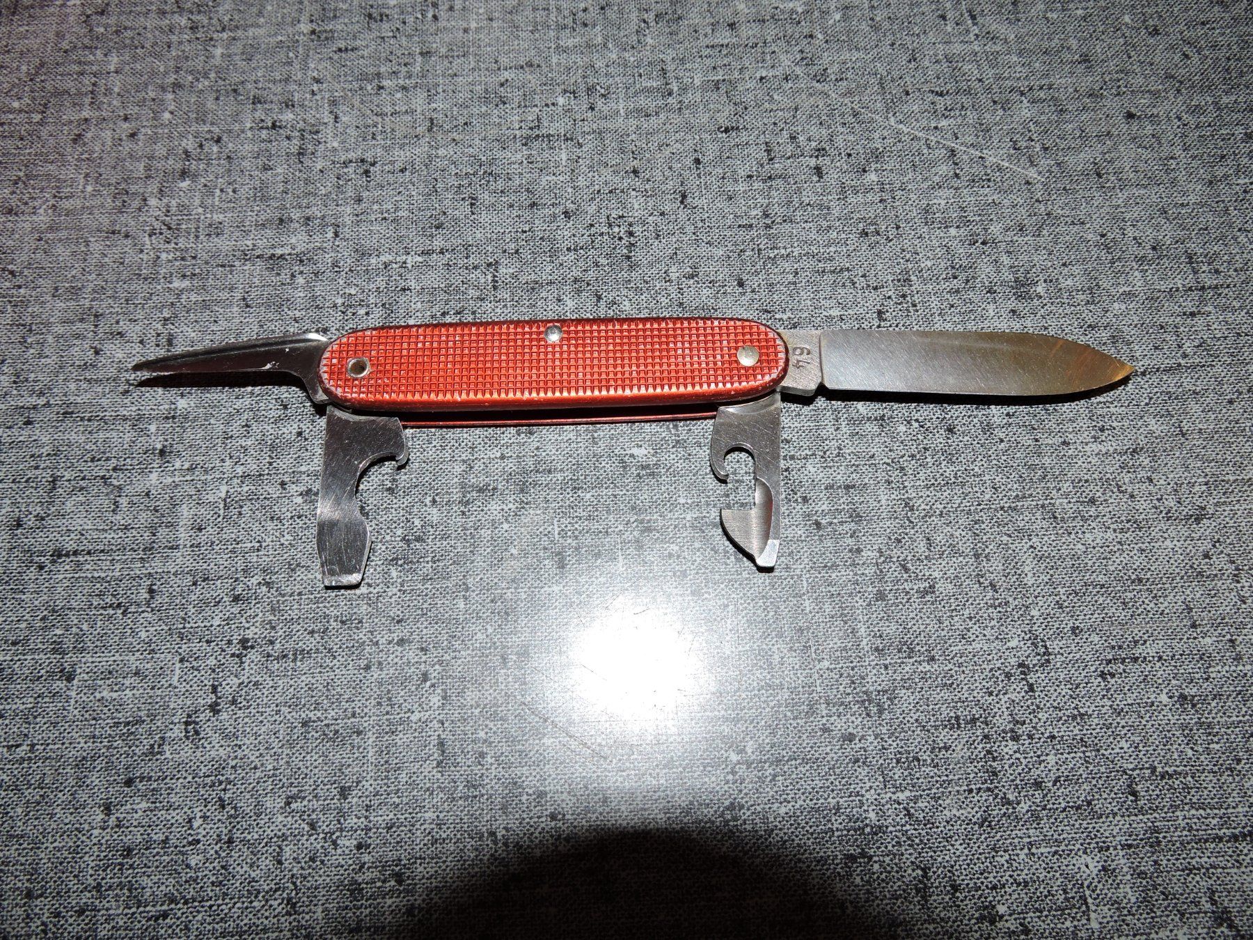 Schweizer Armee Coltelli tascabile: Militär Taschenmesser Sackmesser 1964 – Usato da Neuenkirch venduto da tomtom72111