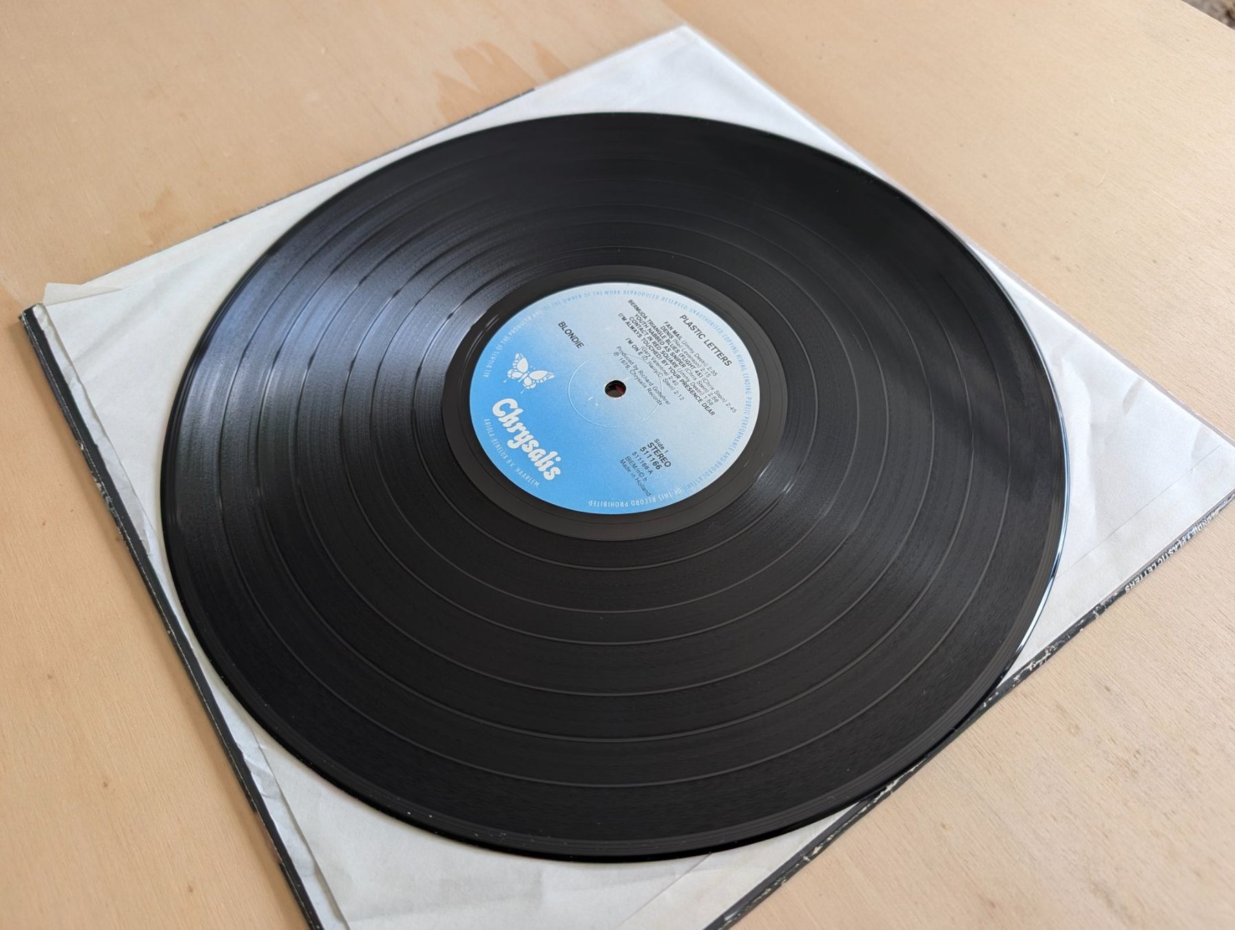 Vinyles: Blondie – Plastic Letters  EU 78 – D'occasion à Ebikon par soundundvielfalt 4