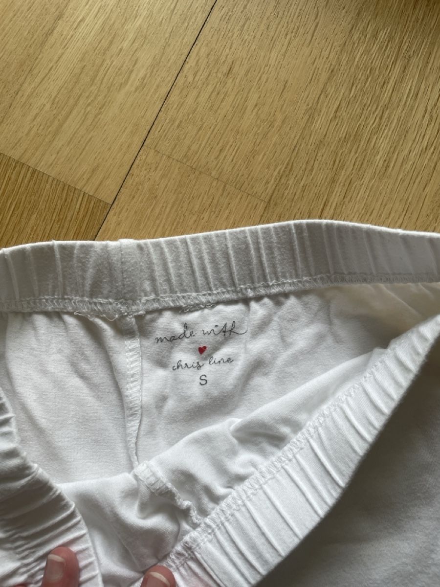 Pantaloni: Chris Line Sommerhose, Gr. S, weiss mit Spitze – Usato da Rüfenacht BE venduto da Edinas_shop 2