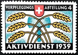 Soldatenmarken 2.WK, Verpflegungs Abt 4, blau, Wi Vpf 48