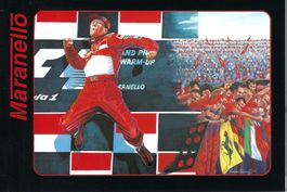 Postkarte, Michael Schumacher, Ferrari Maranello, Limitiert