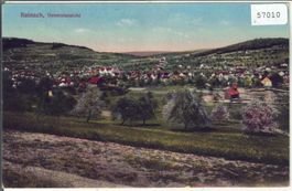 Reinach AG - Generalansicht - Litho