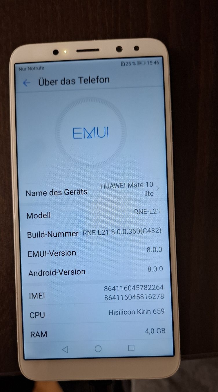 Huawei Portables: HUAWEI Mate 10 Lite – D'occasion à Netstal par Ivan0007 2