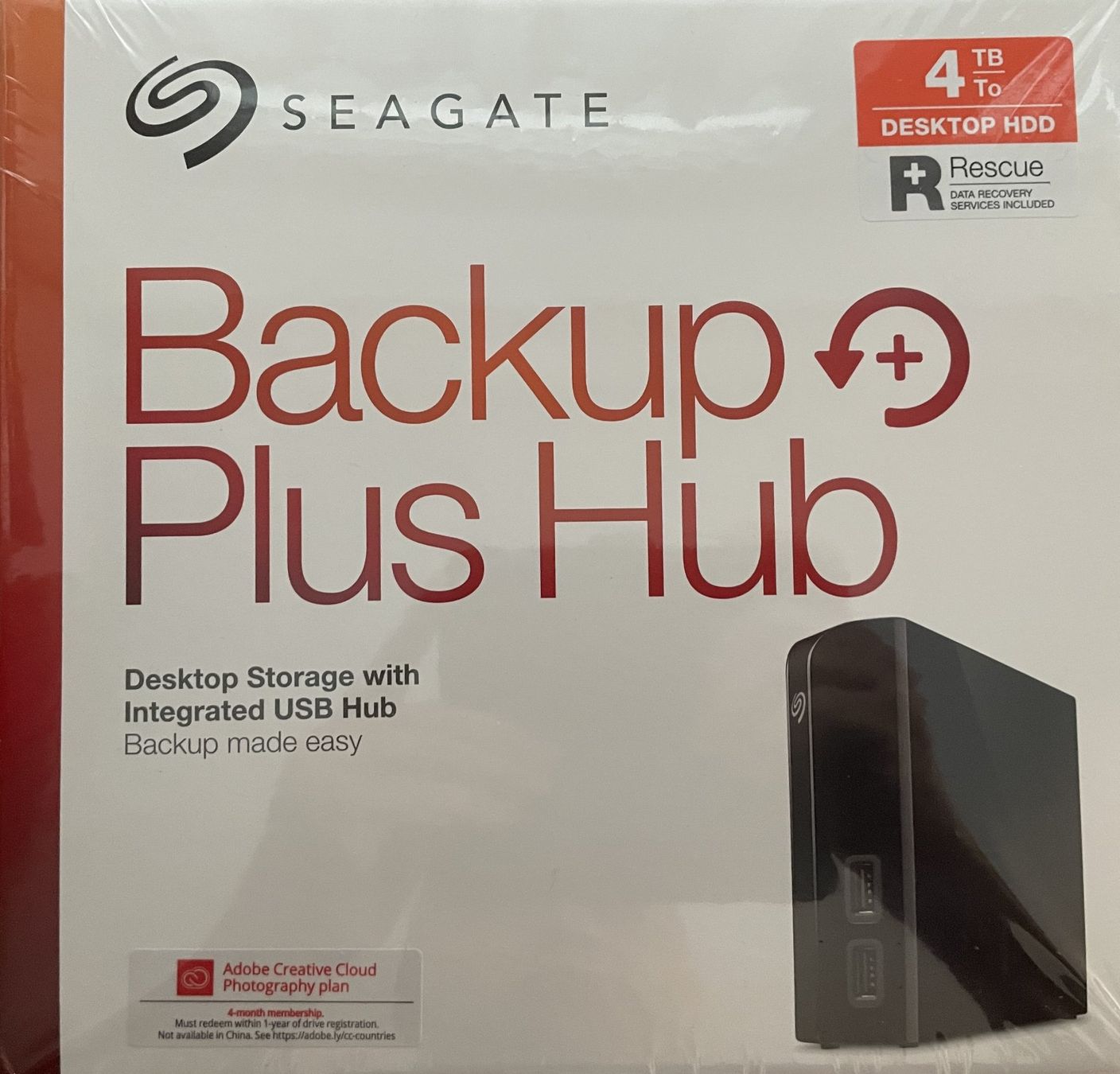 SEAGATE Backup Plus HUB Desktop Storage with integrated USB (Neu und ...