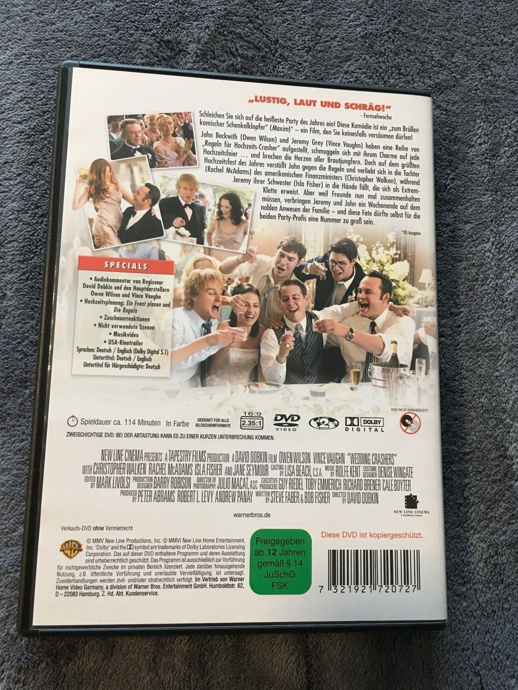 Tutti i DVDs: DVD Die Hochzeitscrasher – Usato da Regensdorf venduto da scheissspiel 1