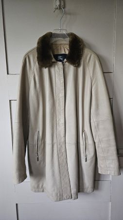 Vintage BURBERRY Leather Jacket size S