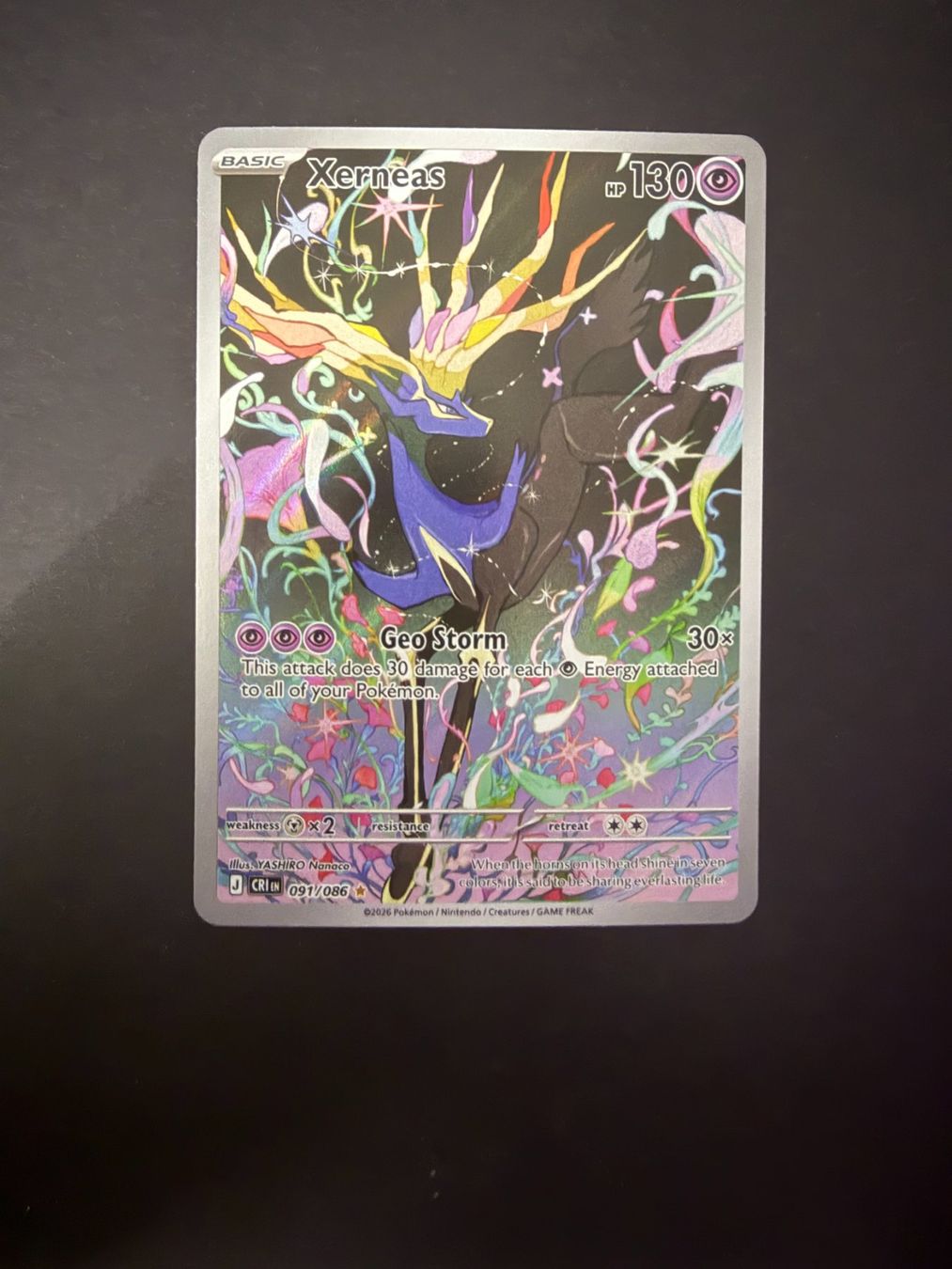 Pokémon Carte collezionabili: Pokemon Xerneas 091 AR – Usato da Basel venduto da ray.alround