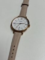 Fossil Damenarmbanduhr – Roségold mit beigem Echtlederarmban