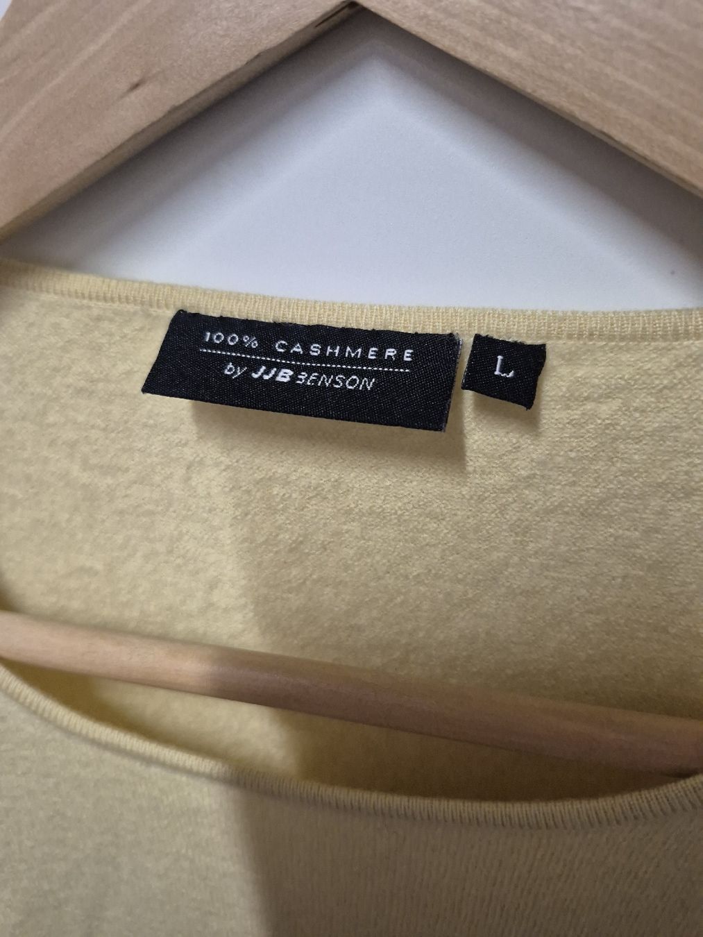 Jj Benson Maglioni & Felpe: Cashmere Pullover JJ Benson Gr.S vanillegelb – Usato da Merligen venduto da muss_haben 3
