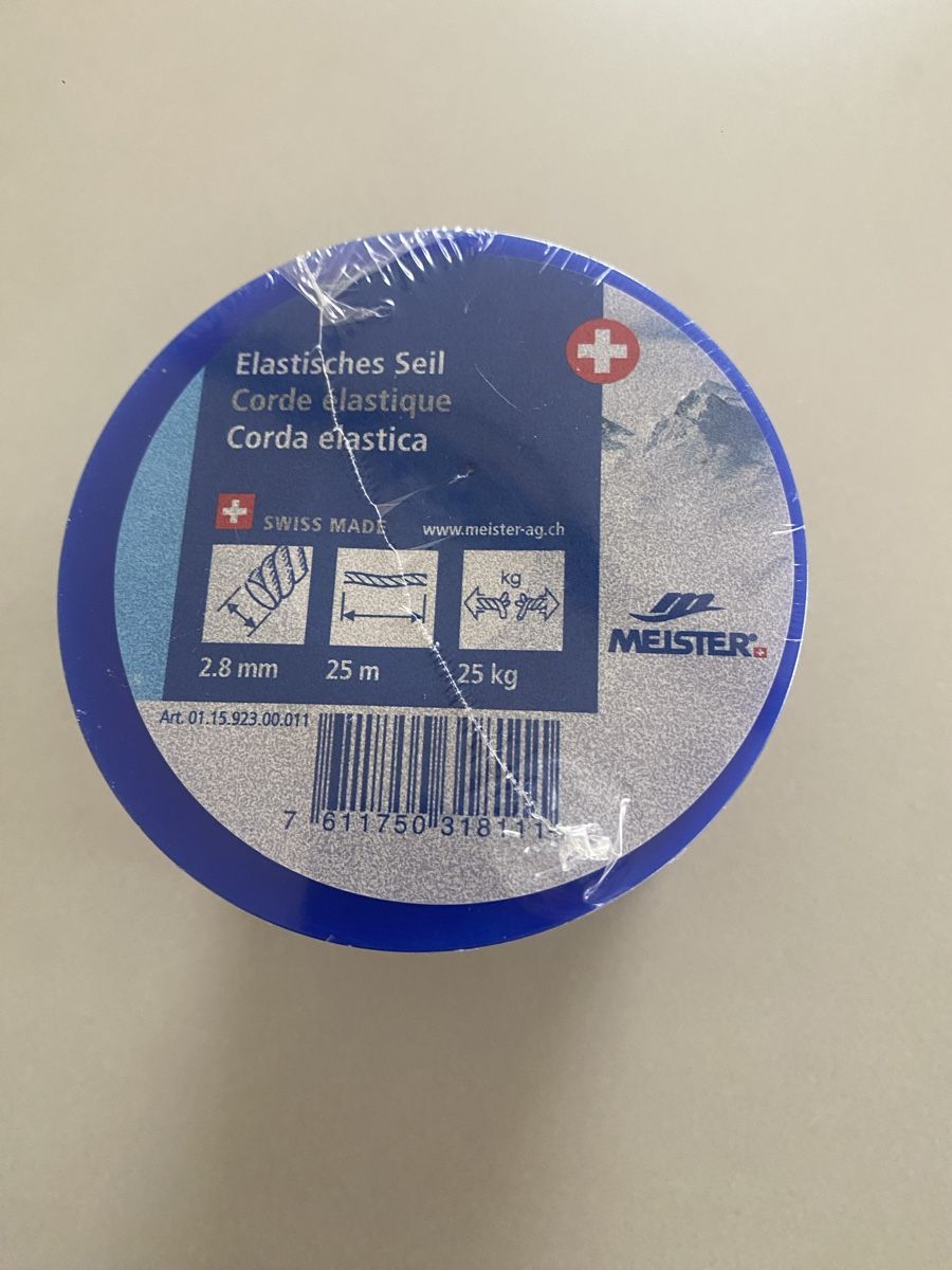 Cordes: Elastisches Seil 2.8mm, 25m – Neuf avec emballage d'origine à Beckenried par tyff123 1