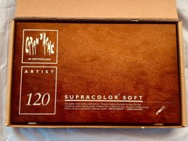 Caran d’Ache Supracolor Soft Aquarelle – Holzkoffer 120 Farb