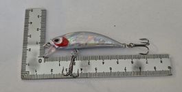 Silberner Wobbler, 5.5cm Länge, Top Zustand für Fischer!