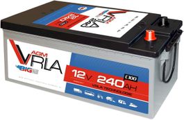 BIG AGM 12V 240Ah C100 Solarbatterie