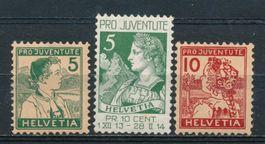 Pro Juventute Serie 1913 / 1915 **