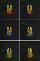 Crown Micro Gaming Maus RGB - leicht & Waben-Design