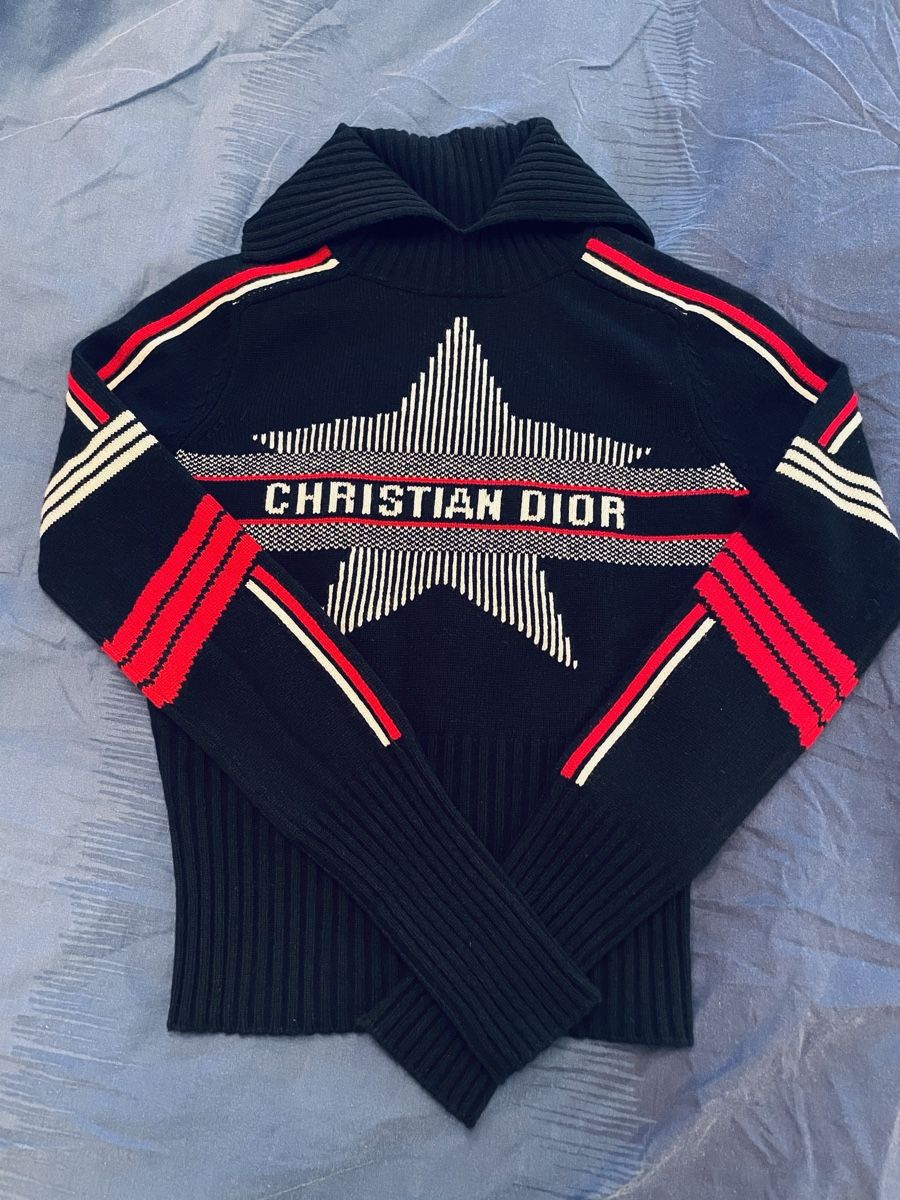 Dior Maglioni & Felpe: CHRISTIAN DIOR - stand collar sweater – Nuovo (secondo la descrizione) da Genève venduto da Rio10