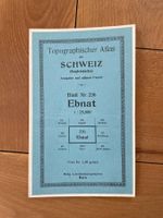 Siegfriedkarte, Blatt Nr. 236, Ebnat, 1:25000